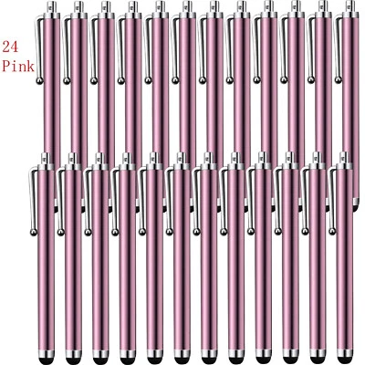 24x Universal Touch Screen Pen Metal Stylus For iPhone iPad Samsung Phone Tablet - Image 1 of 2