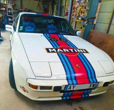 ARLON PORSCHE 944 MARTINI RACING Le Mans Stripe + numéro de course au choix