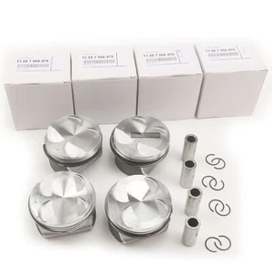 4X Piston & Rings Fit For 1.6L BMW MINI Couper Clubman Paceman N12B16A N16B16A - Picture 1 of 10