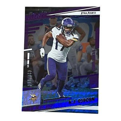 2022 Panini Prestige Xtra Points Purple #194 K.J. Osborn Minnesota Vikings /199 - Image 1 of 2