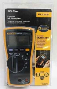 Multímetro esencial Fluke 110 Plus Multímetro verdadero RMS - 772343 NUEVO - Imagen 1 de 1