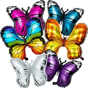 Butterfly Foil Air Helium Balloon Birthday Wedding Valentine Baby Shower Party - Picture 1 of 21
