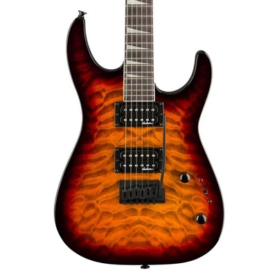 Jackson JS Series Dinky JS20 DKQ 2PT Electric Guitar - Trans Tobacco Burst - Image 1 of 4