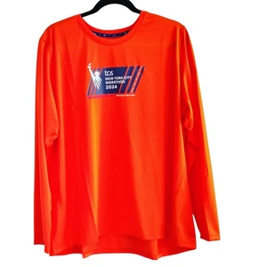 Camisa Top New Balance Naranja Mujer 2XL New York City Marathon 2024 Finisher Nueva Sin Etiquetas - Imagen 1 de 8