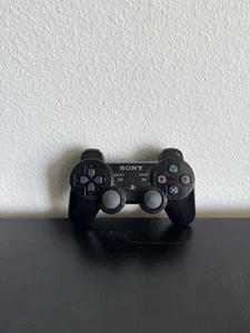 Authentic Sony Playstation 3 PS3 Genuine OEM Dualshock Ps3 Black Controller - Picture 1 of 4