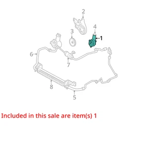 00 01 02 03 04 05 06 07 FORD TAURUS POWER STEERING PUMP OHV 721697 - Picture 1 of 2