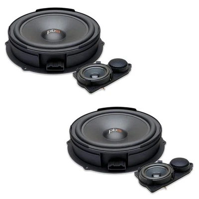 PowerBass OE83T5­-VW 8 inch VW T5 T5.1 Transporter Direct Fit Component Speakers - Image 1 of 2
