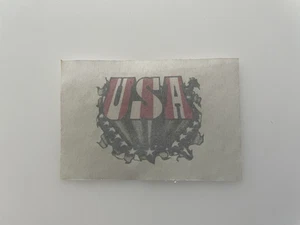 Vintage USA Patriotic Stars & Stripes Iron-On Transfer unused #3 - Picture 1 of 3