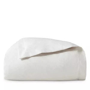 Ralph Lauren Lovan Jacquard Full/Queen Duvet Cover StudioWhite OrganicCotton NEW - Picture 1 of 6