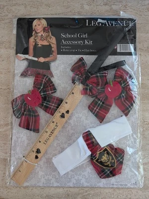 School Girl Accessory Kit By Leg Avenue #A1029 Brand New - Image 1 of 2