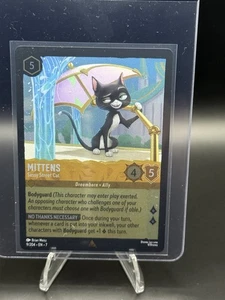 Disney Lorcana Mittens - Sassy Street Cat 9/204 Cold Foil Archazia's Island Rare - Picture 1 of 2