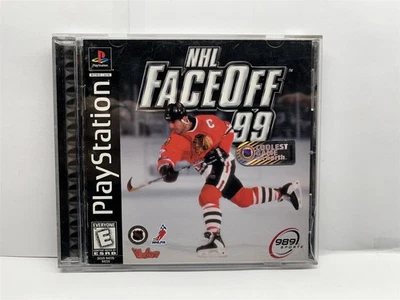 NHL FaceOff 99 (PlayStation 1, 1998) Complete - LN Disc - Fast Free Ship - Image 1 of 4