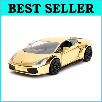 Lamborghini Gallardo Die-Cast cromado dorado 1:24 - Artículo de coleccionista rápido y furioso Foto 1 de 4