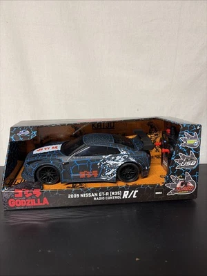 Hollywood Rides 1:16 Godzilla 2009 Nissan GT-R (R35) R/C Jada Radio Control 🔥🔥 - Image 1 of 4