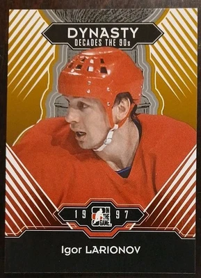 2013-2014 ITG Igor Larionov Dynasty Décadas Años 90 Oro/30 #169 Hockey  Foto 1 de 2