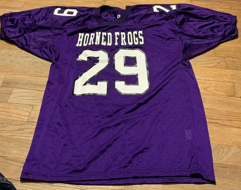 Gator Athletics Youth TCU HORNED FROGS Football Jersey Sz. YXL NEW #29 BIG12 Cover