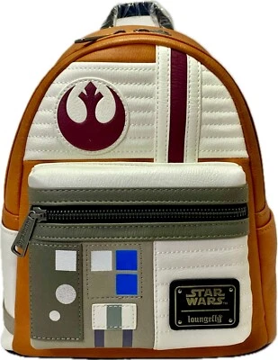 Loungefly Starwars Luke Skywalker X-Wing Pilot NUEVA Mini Mochila con Etiquetas Foto 1 de 4
