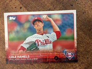 2015 Topps #10 Cole Hamels, Phillies   nm    ib - Picture 1 of 2