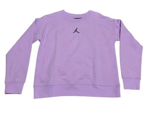 Air Jordan Jumpman Girls Size XL Lilac Purple Crewneck Fleece Sweatshirt New - Picture 1 of 7