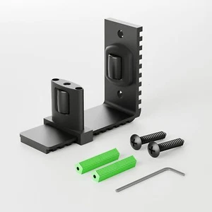 1PACK Upgraded Adjustable Wall Mount Floor Guide for Sliding Barn Door Hardware - Picture 1 of 7