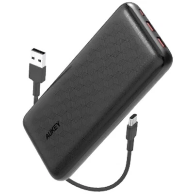 AUKEY PB-N93A Banco de Alimentación USB C 20000mAh, Banco de Alimentación PD Ultra Delgado con 18W PD Foto 1 de 4