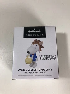 2022 Hallmark Werewolf Snoopy Peanuts Halloween Keepsake Miniature Ornament NIB - Picture 1 of 4