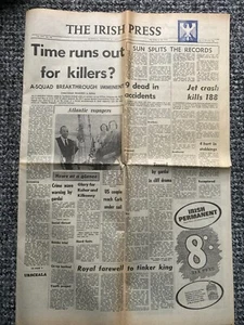 The Irish Press newspaper 1975 Killenny Wexford GAA Gaelic Football 4th August - Bild 1 von 3
