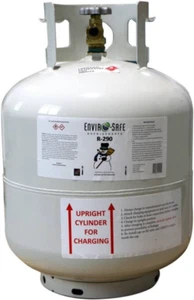 EnviroSafe R290 Refrigerant, 20lb Cylinder,  Works Great In Small Systems - Picture 1 of 4