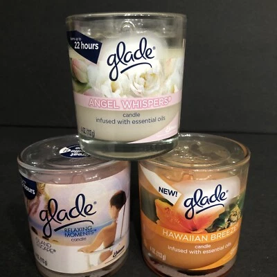 Glade Candles 4oz Set of 3 - Image 1 of 4