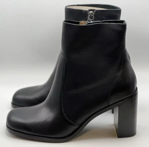 Sofft Women's Santee Leather Booties In Black 9.5M USA SF0087701 New In Box - Picture 1 of 16