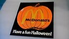 Vintage Halloween Advertising Store Display Mcdonald's