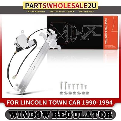 Regulador de ventana eléctrica delantero derecho con motor para Lincoln Town Car 1990-1994 Foto 1 de 4