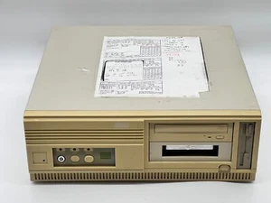 Vintage Desktop PC Case W/ WD1007V HD Controller, AMI, Dual Drive Bays-WORKS - Picture 1 of 10