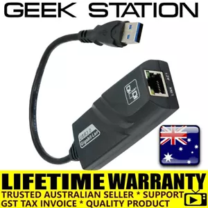 USB 3.0 to Gigabit RJ45 Ethernet LAN network Adapter 1000Mbps PC Laptop MacBook - Picture 1 of 1