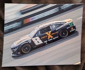 KYLE BUSCH #8 WORLD WALLET CHEVY ON TRACK 8x10 Glossy Photo - Picture 1 of 1