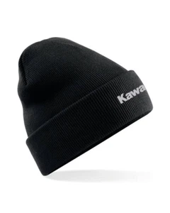 KAWASAKI BEANIE HAT EMBROIDERED LOGO - Picture 1 of 4