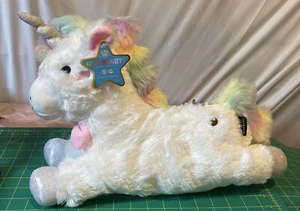 FAO Schwarz Unicorn Plush Stuffed Toy with LED Lights & Sounds 15" - Picture 1 of 8