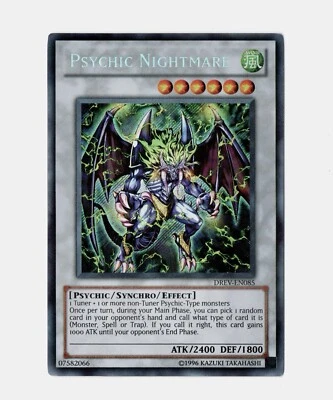 Yugioh! Psychic Nightmare - DREV-EN085 - Secret Rare - Unlimited - NM/M - Image 1 of 2