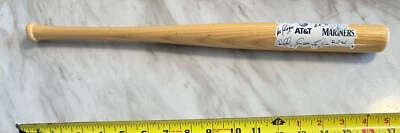 罕见复古 1990 年代西雅图水手 AT&T 全队激光打印 17.5 英寸木棒 — 第 1/4 张图片