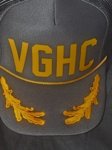 Violent Gentlemen VGHC CAPTAIN'S Black Hockey Baseball Snapback Hat Cap One Size - Picture 1 of 3