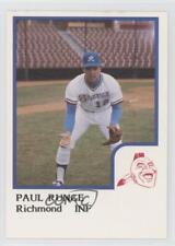 1986 ProCards Richmond Braves Paul Runge #_PARU Rookie RC