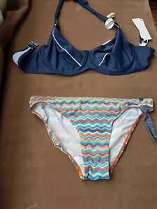 NEU Esprit Bikini - Set Größe Oberteil 80 cup F Hose 40 - Bild 1 von 7