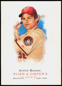 2007 Topps Allen & Ginter #3 Austin Kearns Washington Nationals - Picture 1 of 2