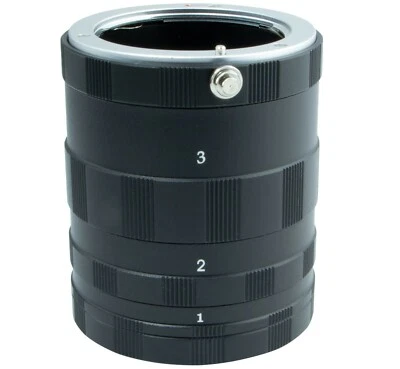 Macro Extension Tube Micro set 3 ring for Olympus PEN E-PL9 PL8 PL7 PL6 Camera - Image 1 of 4