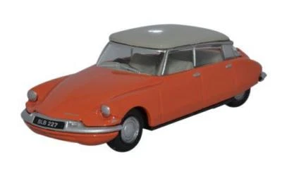 Oxford 76CDS002 Citroen DS19 Corallo/Colomba Grigio Tettuccio 1/76 Scala 00 - Immagine 1 di 4