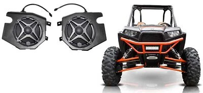 6.5" SSV Speakers+Front Kick Panel Pods for 2014-18 Polaris RZR 1000/900S/Turbo - Image 1 of 4