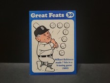 1972 Laughlin Great Feats Blue Border Wilbert Robinson #30 HOF