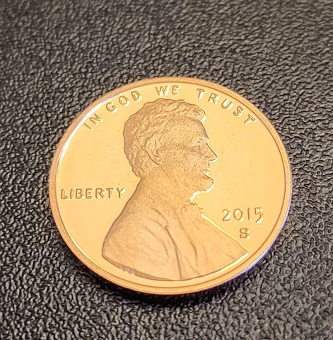 2015 S Proof Lincoln Shield Cent  - From a Proof Set - Free Shipping Cover