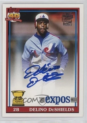 2013 Topps Archives Fan Favorites Auto Delino DeShields #FFA-DD Auto - Image 1 of 2