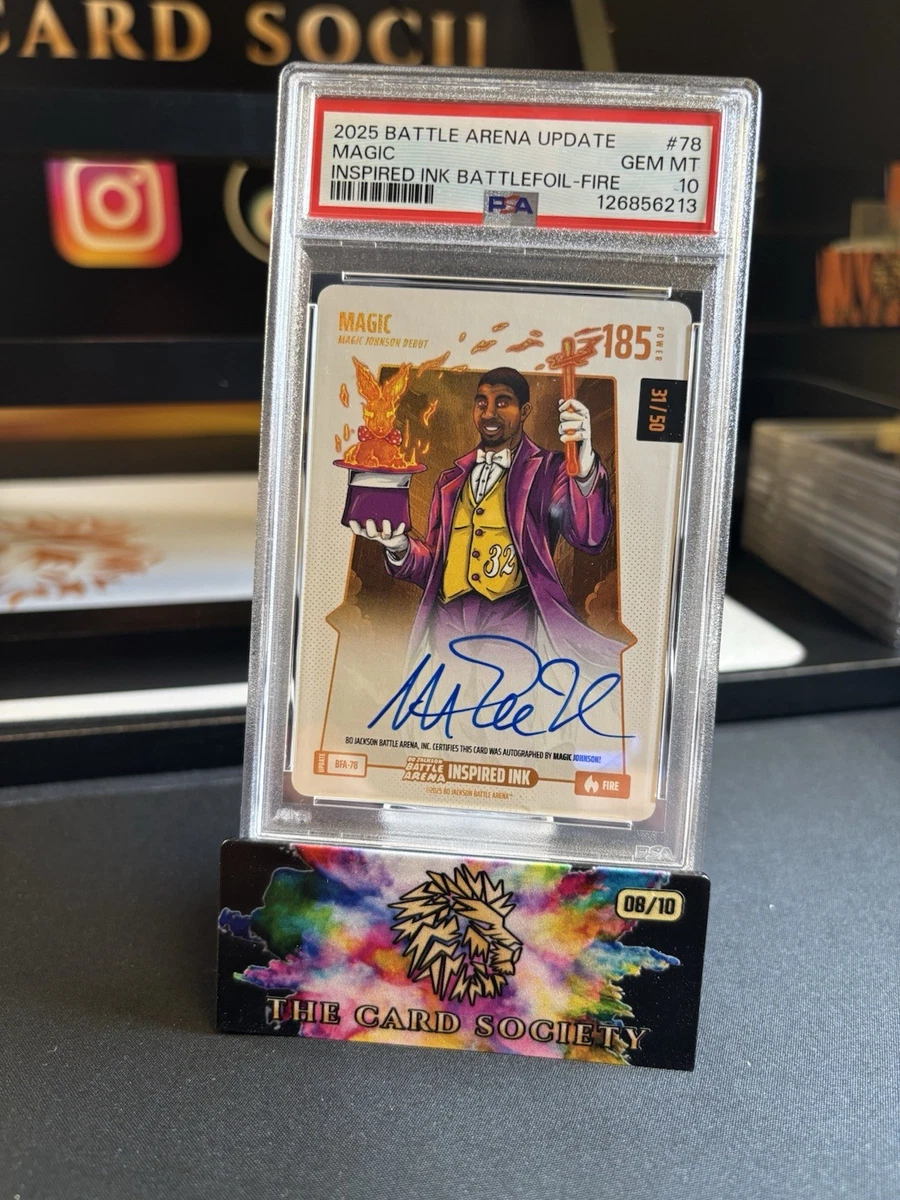 Magic Johnson Professional Sports Authenticator (PSA) Grade 10